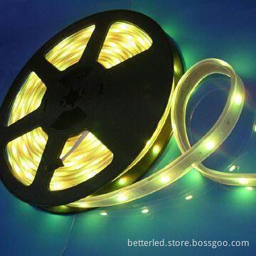 High bright 5050 flexible strips with silicone tube waterproof,150leds